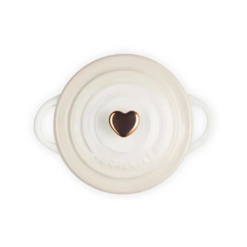 Mini cocotte pomo dorado Le Creuset