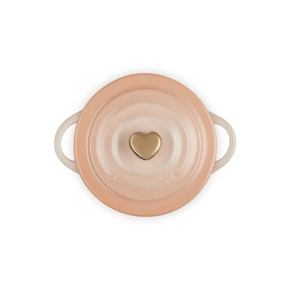 Mini cocotte pomo dorado Le Creuset