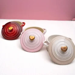 Mini cocotte pomo dorado Le Creuset