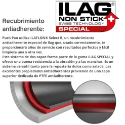 Molde alto antiadherente desmontable PushPan