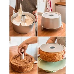 Molde aluminio Angel Food Cake Nordic Ware