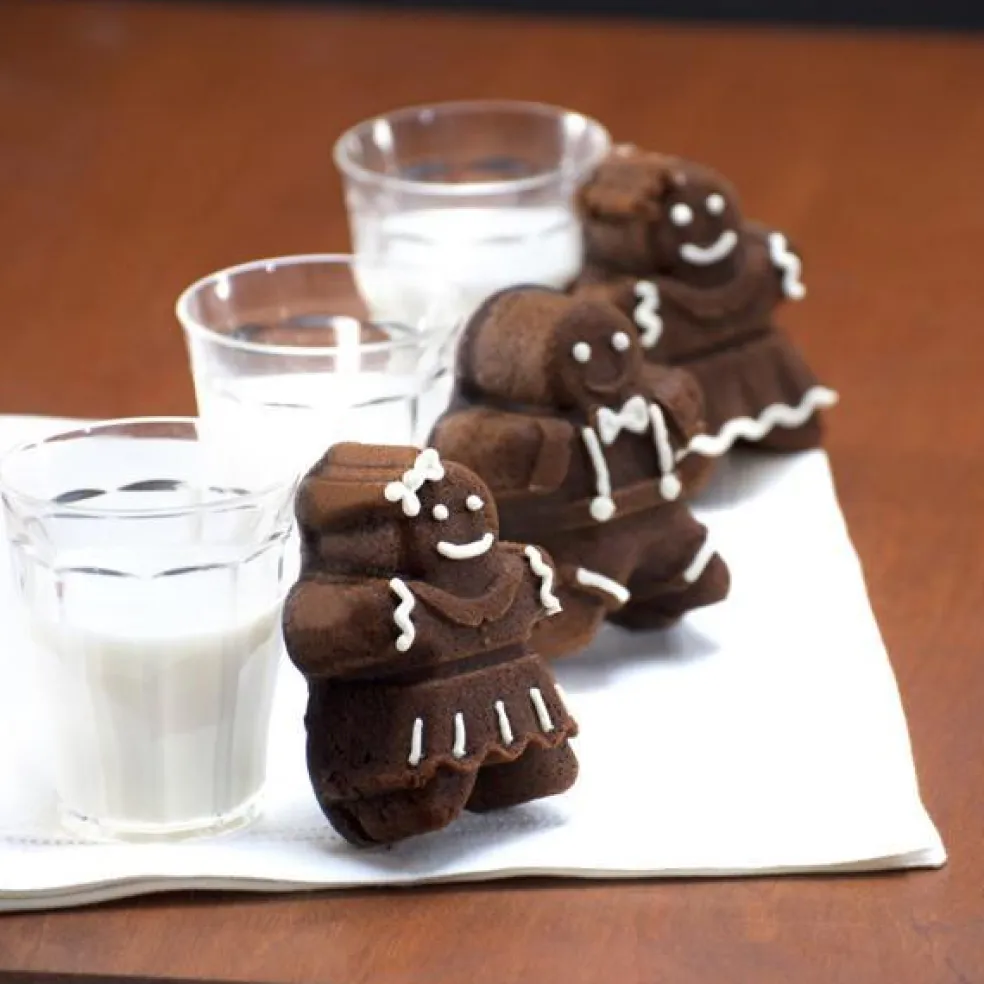 Molde aluminio Gingerbread Kids Nordic Ware