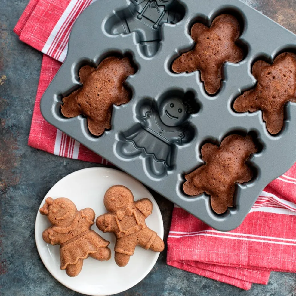 Molde aluminio Gingerbread Kids Nordic Ware
