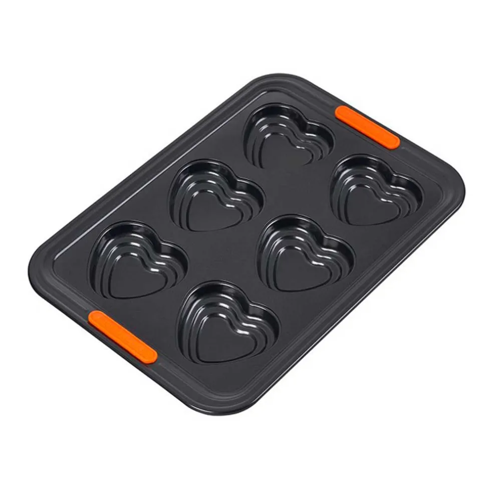 Molde antiadherente corazones Le Creuset