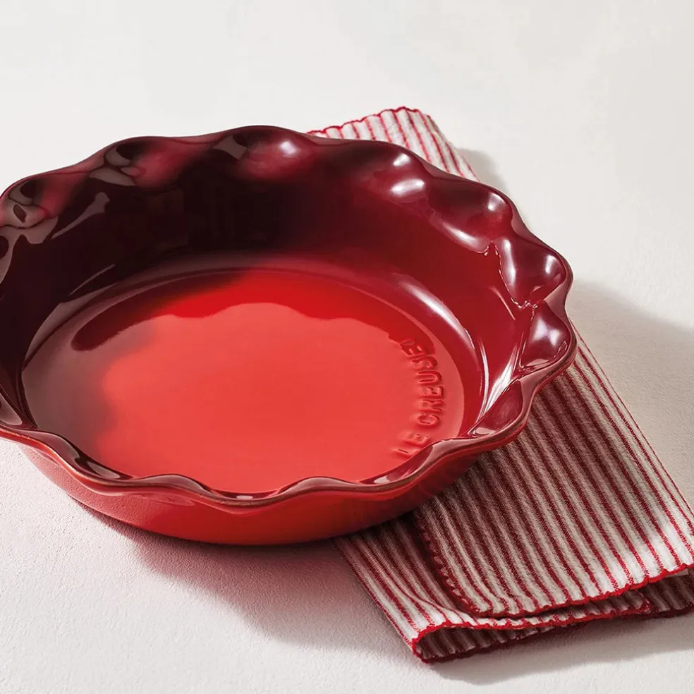 Molde cerámico redondo para tartas Heritage Le Creuset