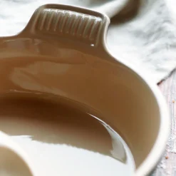Molde cerámico redondo y fuente Le Creuset