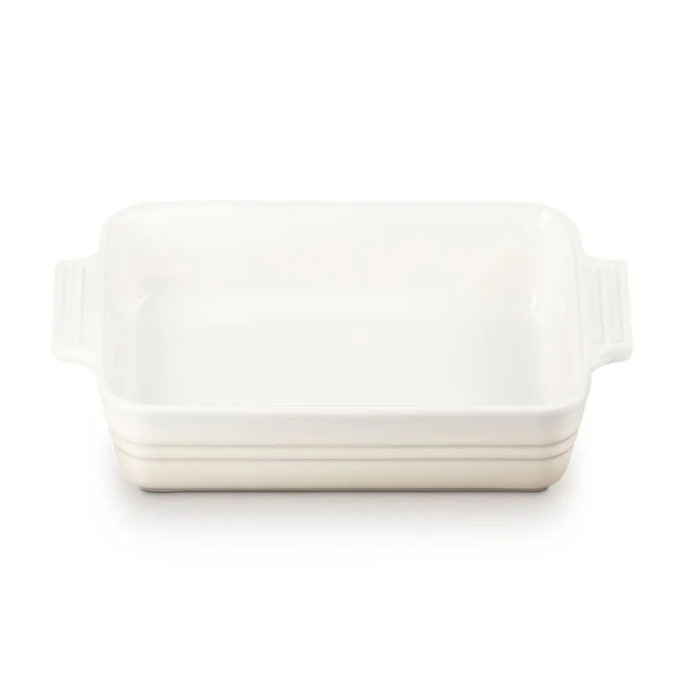 Molde cerámico tipo bandeja cuadrada Le Creuset