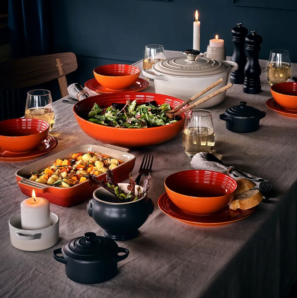 Molde cerámico tipo bandeja cuadrada Le Creuset