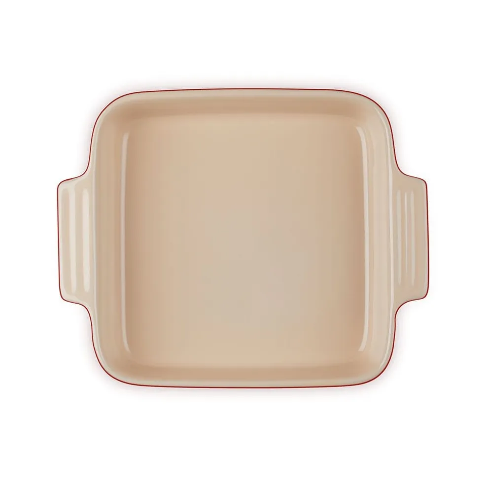 Molde cerámico tipo bandeja cuadrada Le Creuset
