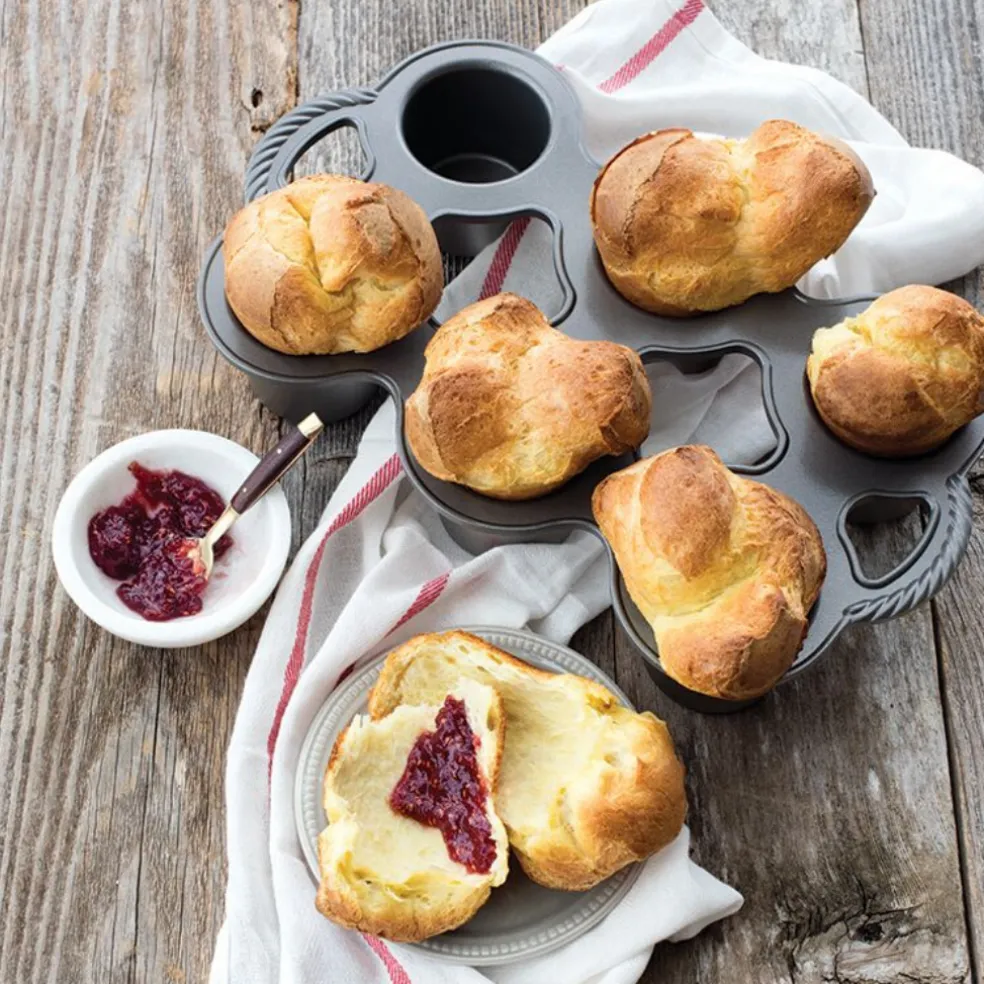 Molde de aluminio colado para popovers Nordic Ware