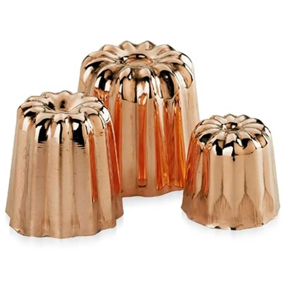 Molde de cobre para Canelés De Buyer
