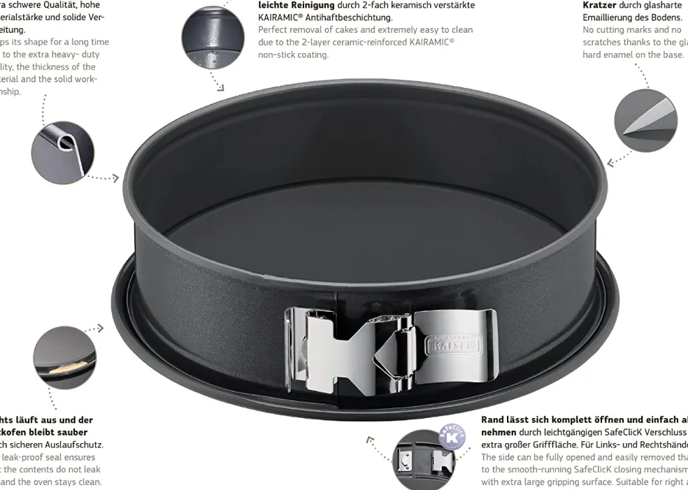 Molde desmontable para tartas Kaiser WMF