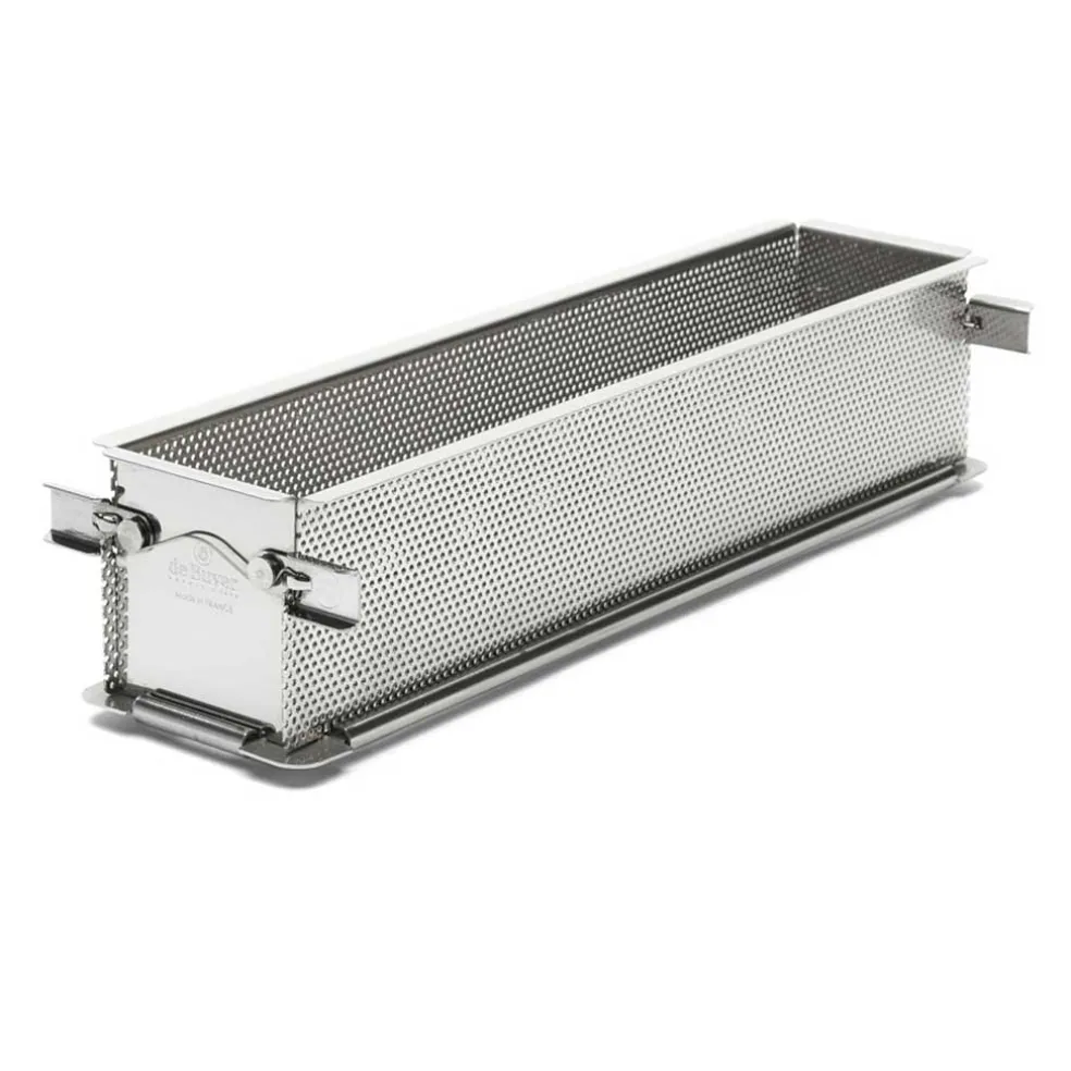 Molde desplegable perforado inox De Buyer