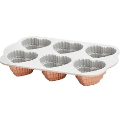 Molde mini Tiererd Heart de Nordic Ware