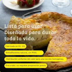 Molde para tartas ondulado de hierro fundido Lodge