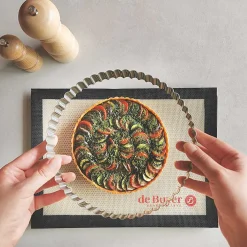 Molde para tartas y quiches con papel de hornear De Buyer