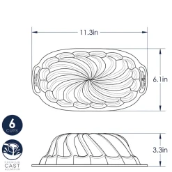 Molde Pirouette Loaf Pan Nordic Ware