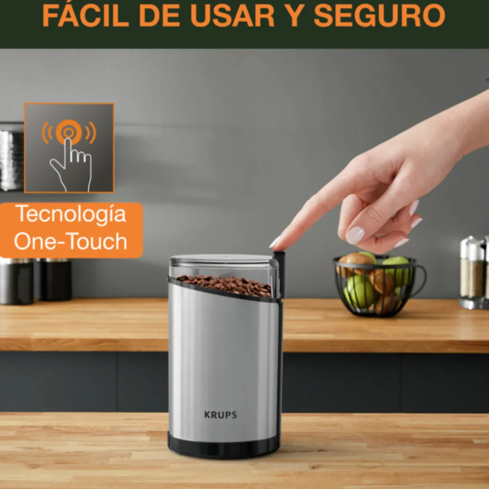 Molinillo de café, especias y frutos secos Fast Touch de Krups