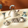 Molinillo de pimienta Becco Blu de acero inoxidable Alessi