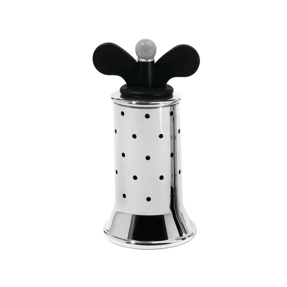 Molinillo de pimienta de acero y plástico Alessi