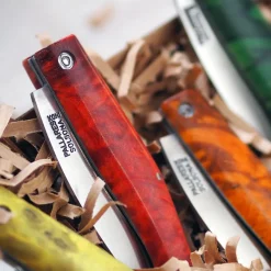 Navaja de acero inoxidable con mango de madera Pallarès