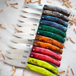 Navaja de acero inoxidable con mango de madera Pallarès