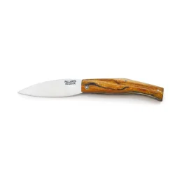 Navaja de acero inoxidable con mango de madera Pallarès