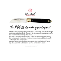 Navaja "Le Petit 32" Dumas (un cuchillo plegable con historia)