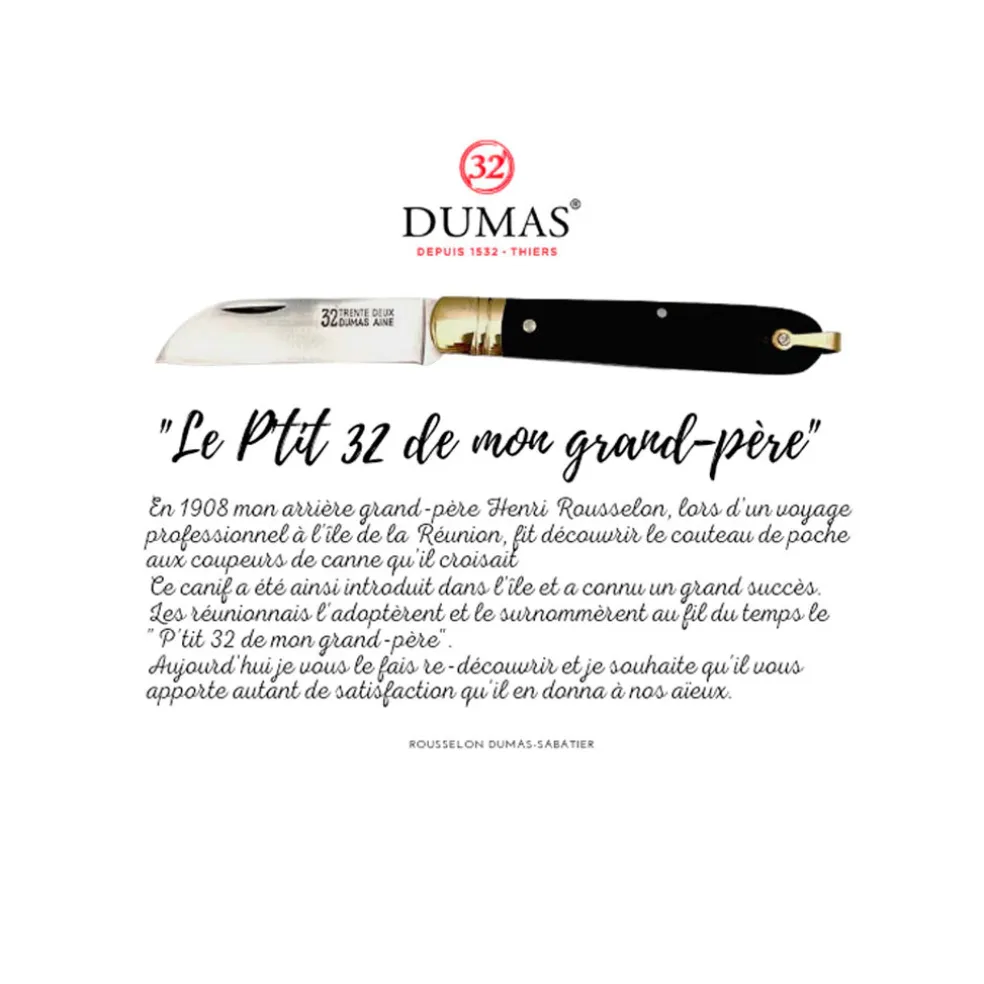 Navaja "Le Petit 32" Dumas (un cuchillo plegable con historia)