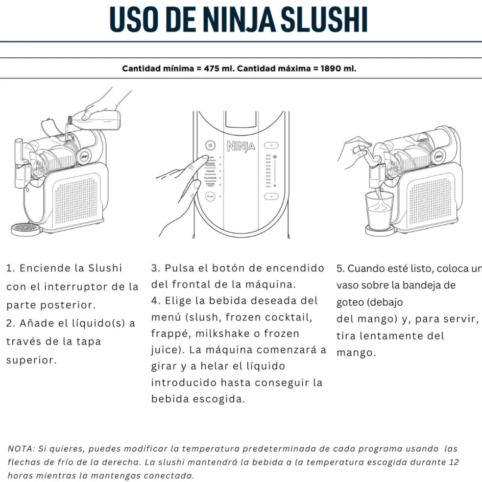 Ninja Slushi: Máquina de granizados y bebidas heladas