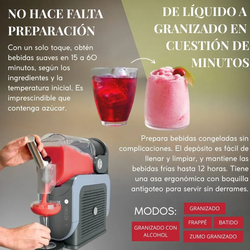 Ninja Slushi: Máquina de granizados y bebidas heladas