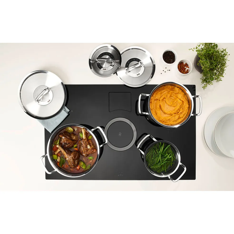 Olla alta de acero inoxidable con tapa Original-Profi Collection® Fissler