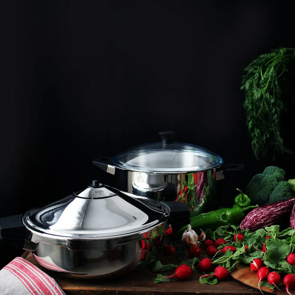 Olla a presión Kuhn Rikon Duromatic Inox (24cm de diámetro)