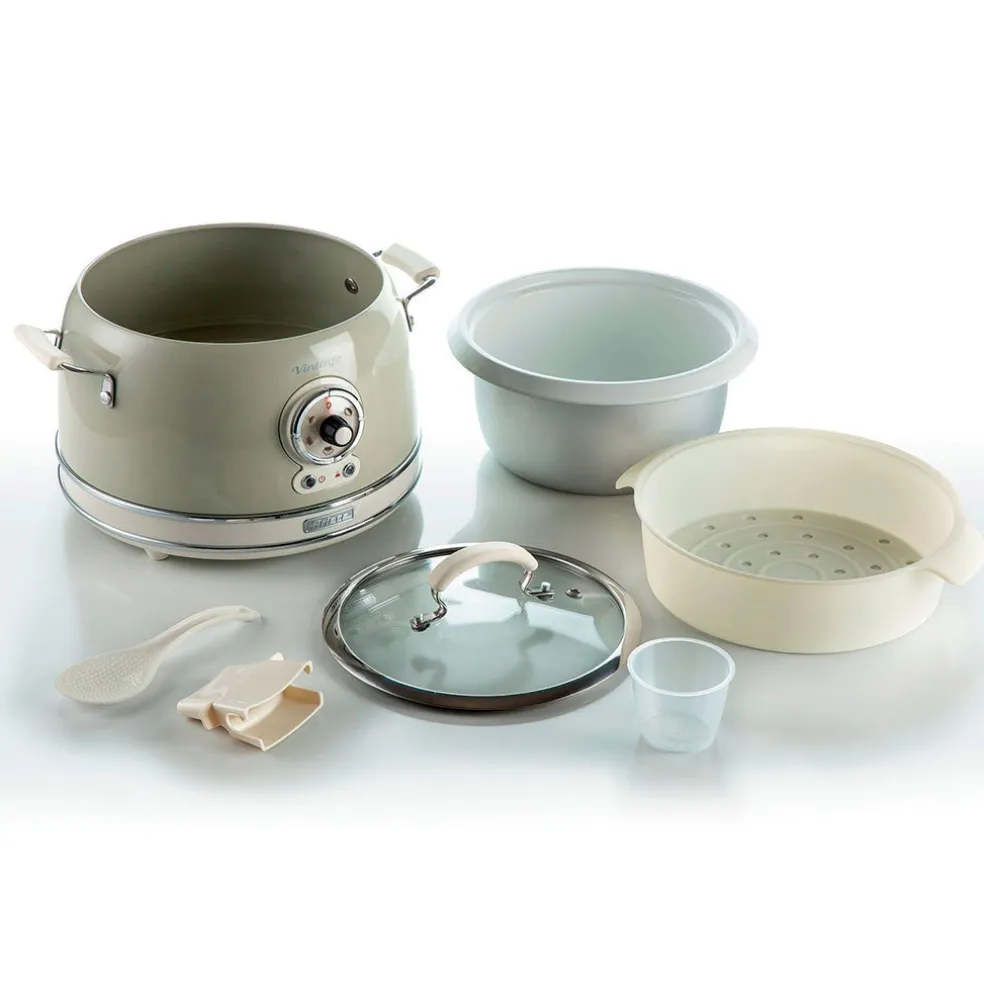 Olla arrocera + Multifunción + Cocción lenta Vintage Ariete