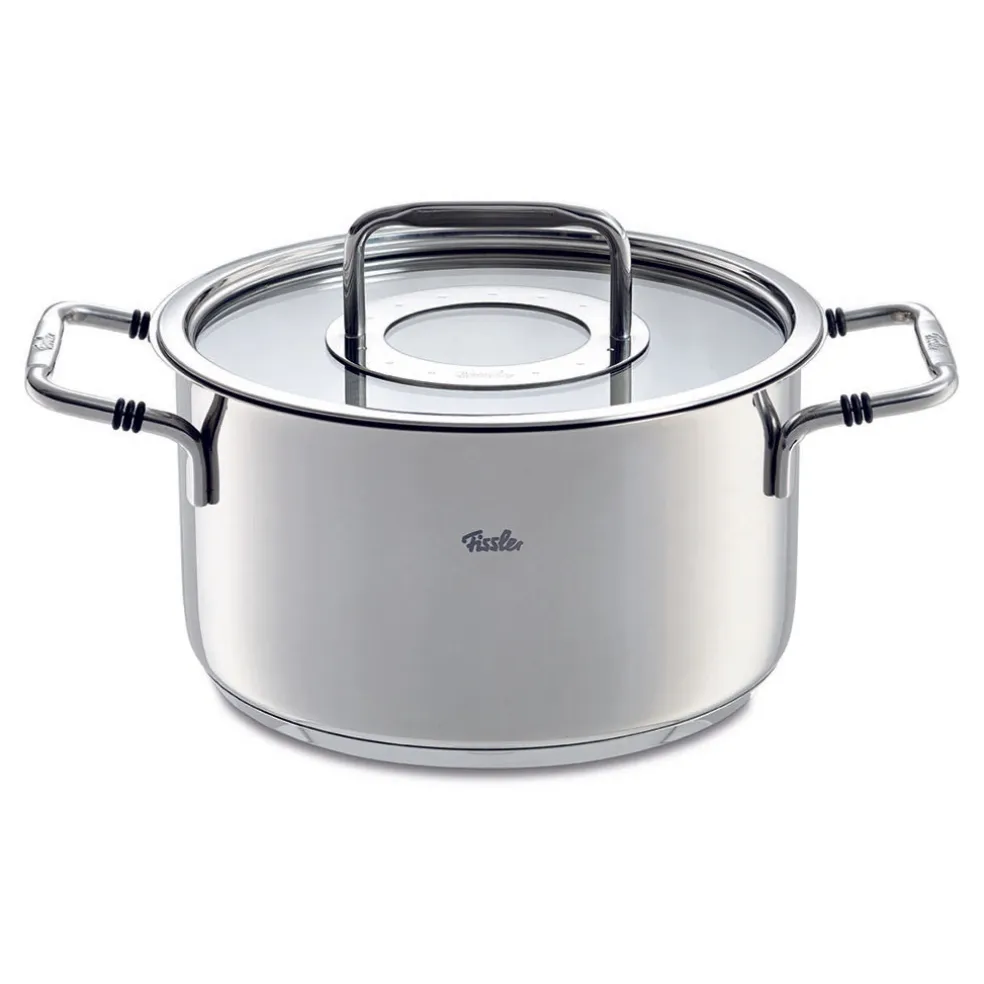 Olla con tapa de acero inoxidable Bonn Fissler