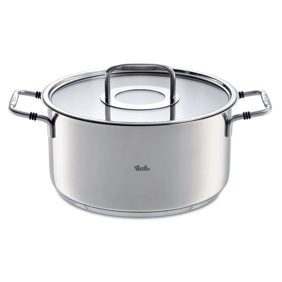 Olla con tapa de acero inoxidable Bonn Fissler