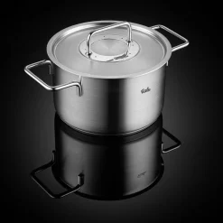Olla con tapa de acero inoxidable Pure Fissler