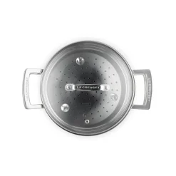 Olla con vaporera y tapa de cristal Le Creuset