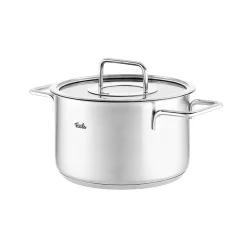 Olla de acero inoxidable con tapa de cristal Pure Fissler