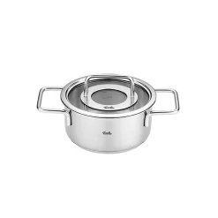 Olla de acero inoxidable con tapa de cristal Pure Fissler