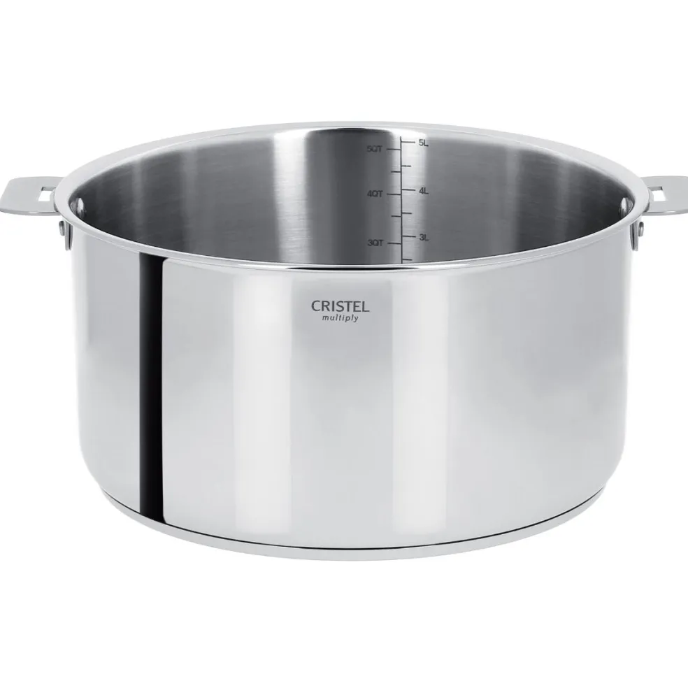 Olla de acero inoxidable multicapa Casteline Cristel