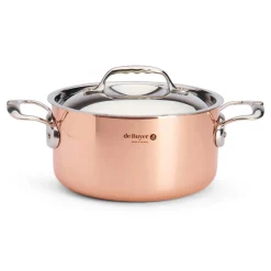 Olla de cobre Inocuivre con asas de inox De Buyer