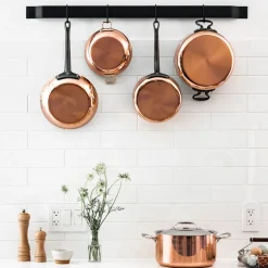 Olla de cobre Inocuivre con asas de inox De Buyer