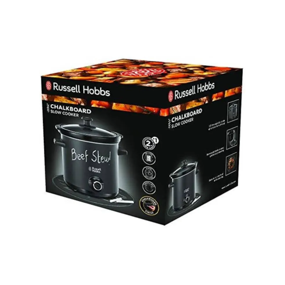 Olla de Cocción Lenta Chalkboard de Russell Hobbs