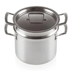 Olla para pasta de acero inoxidable tricapa Classic Le Creuset