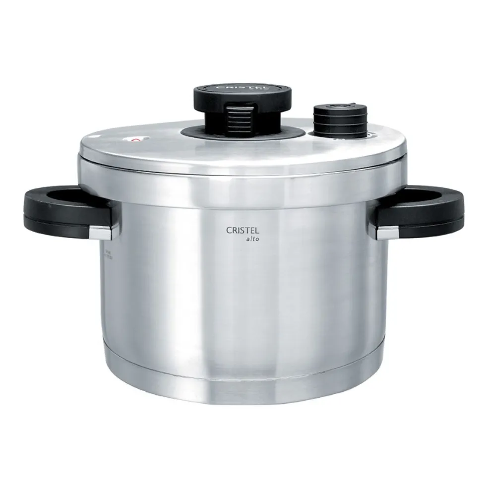 Olla rápida de acero inox Alto Cristel
