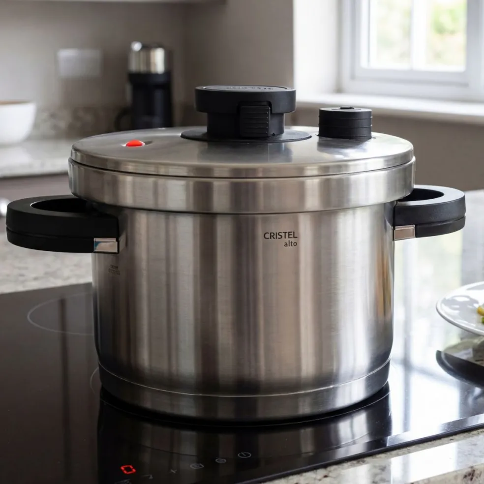 Olla rápida de acero inox Alto Cristel