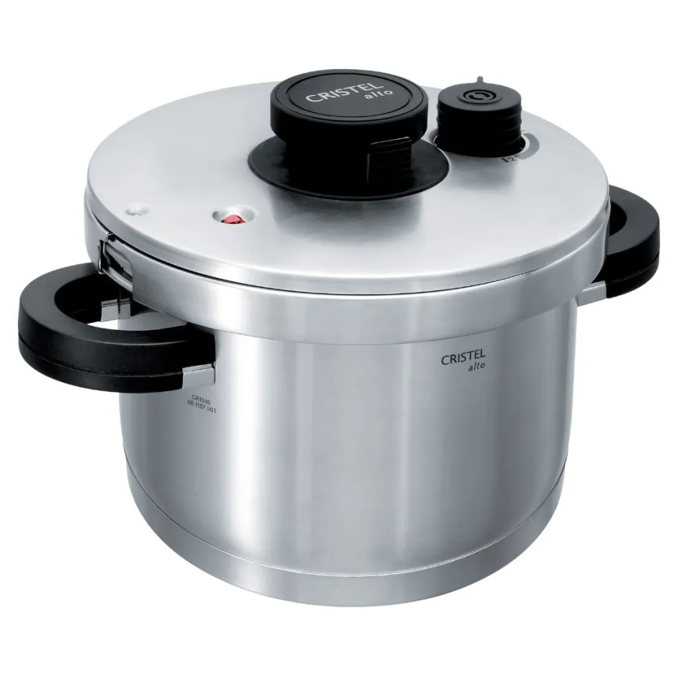Olla rápida de acero inox Alto Cristel