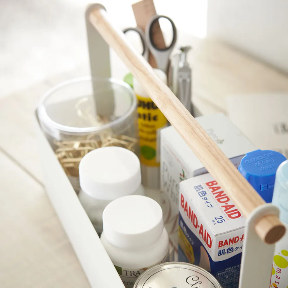 Organizador con asa de madera Yamazaki