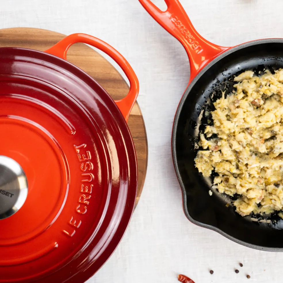 Pack cocotte y skillet Le Creuset
